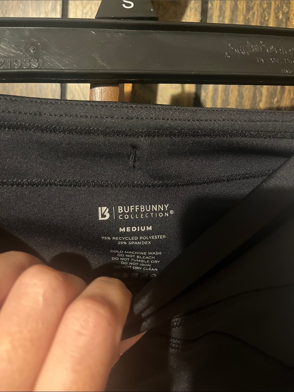 BuffBunny Black High-Waist Leggings - Picture 5 of 8